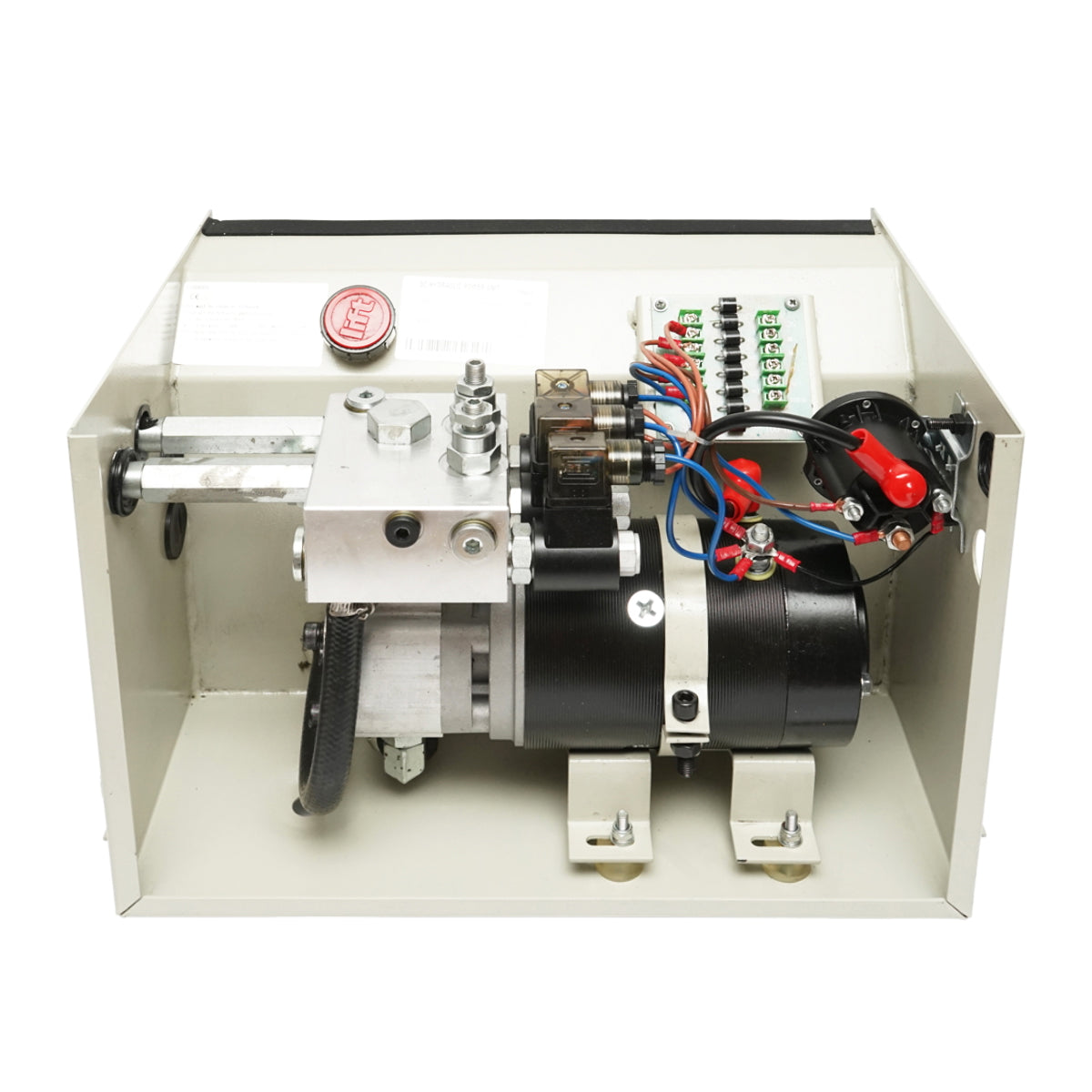 Hydraulic pump with solenoid valve for lift gate/rear door of truck/semi-trailer/van 24V, 2.2kW, 20Bar